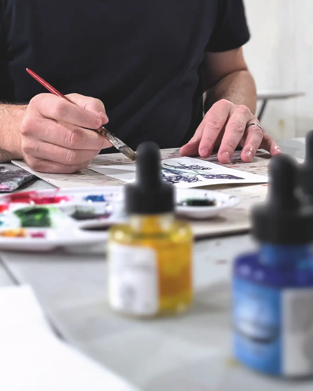 Photo of ink jars